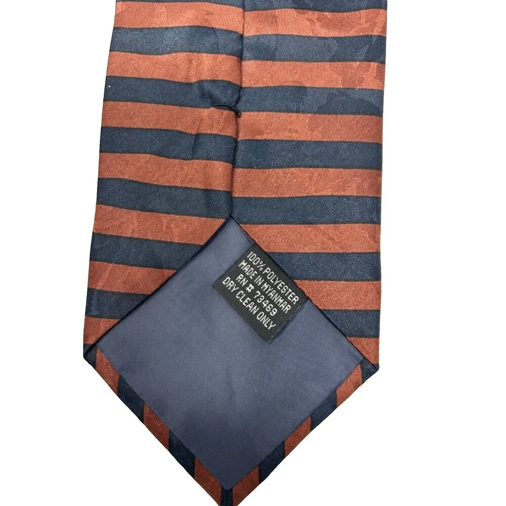 Disney Winnie the‎ Pooh Honey Pot Tie Brown & Black Striped  57.5